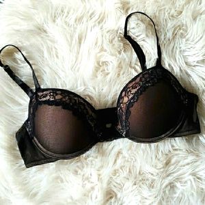 Honeydew Intimates Size 34C Lace Floral Push-Up Bra